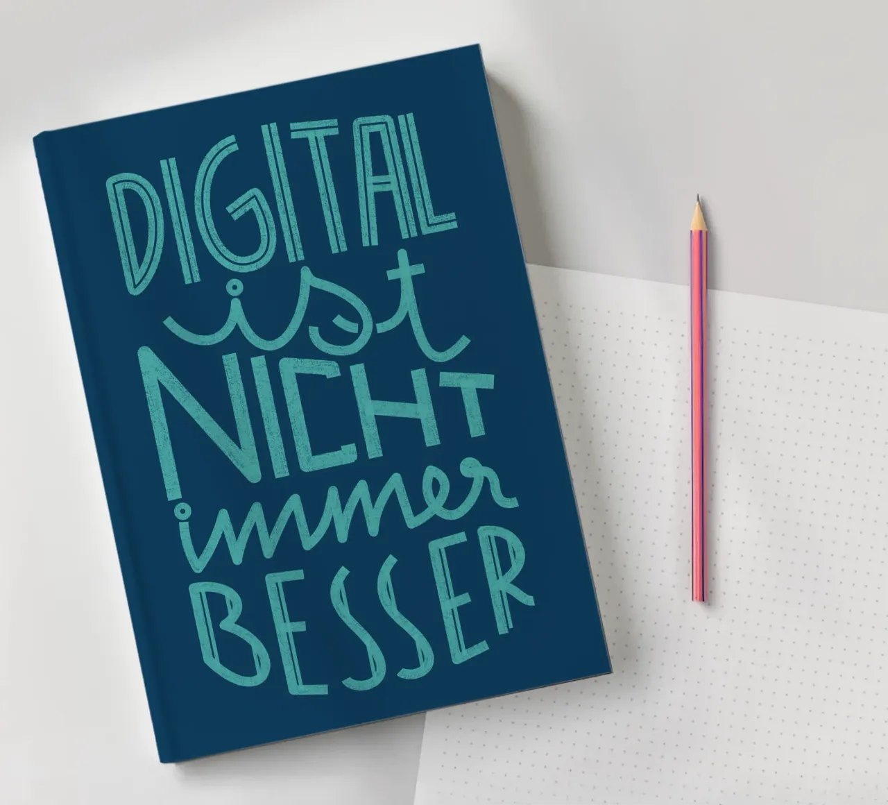 Digital is not always better notebook by Studio Frances M