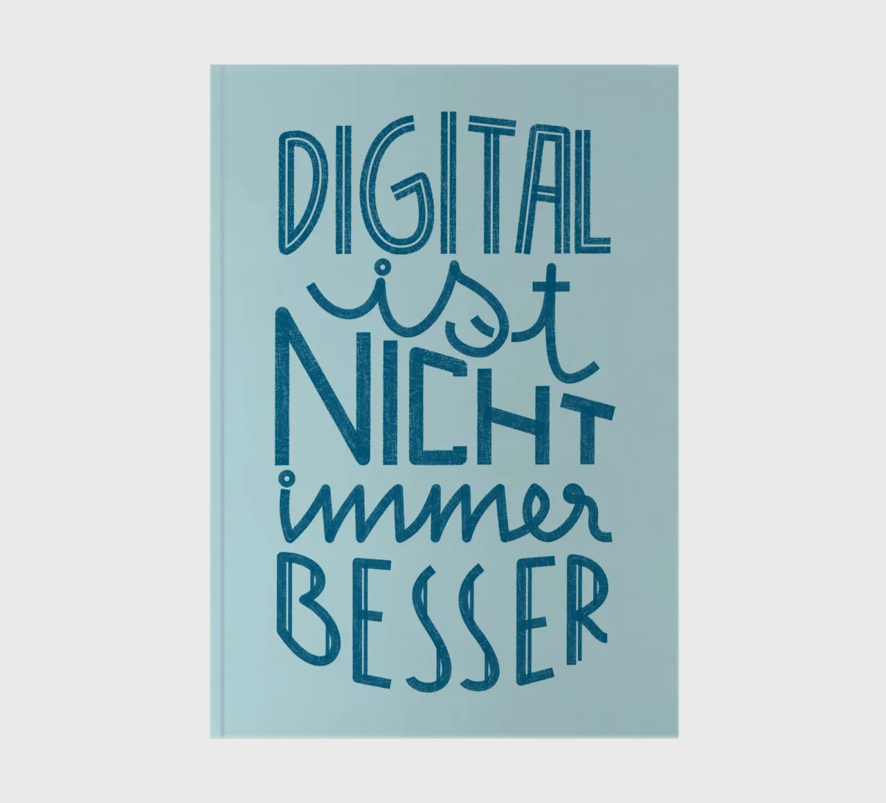 Digital is not always better notebook by Studio Frances M