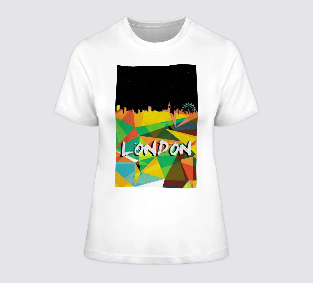 London women's fitted t-shirt by Danny Ivan