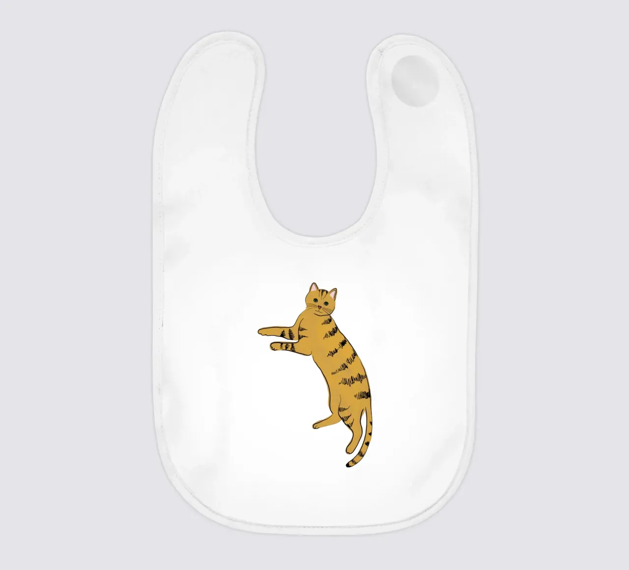 Gatto giallo bavaglino da Orara Studio