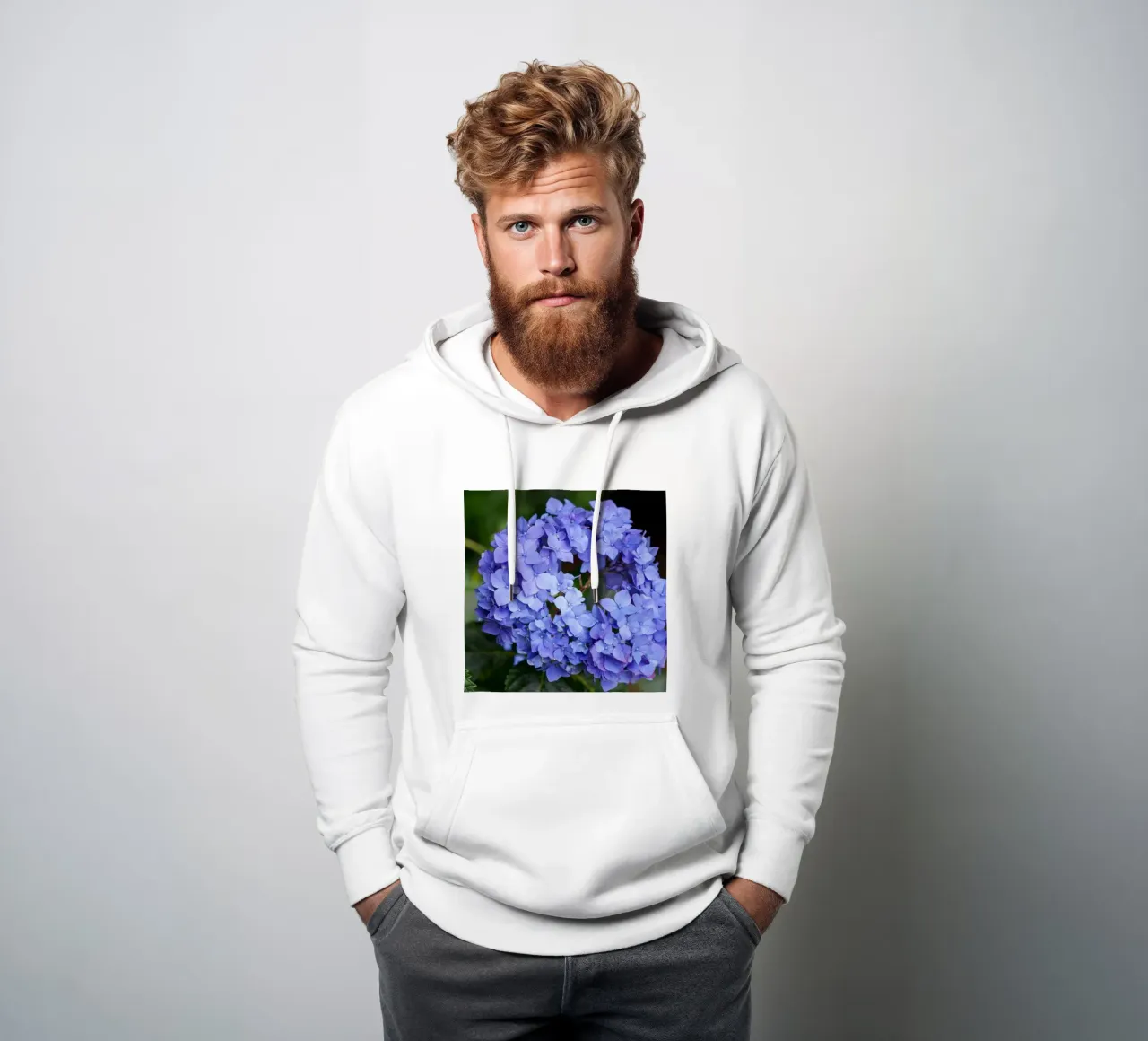 Serenity in Bloom felpa con cappuccio da somewhere.soul.escape