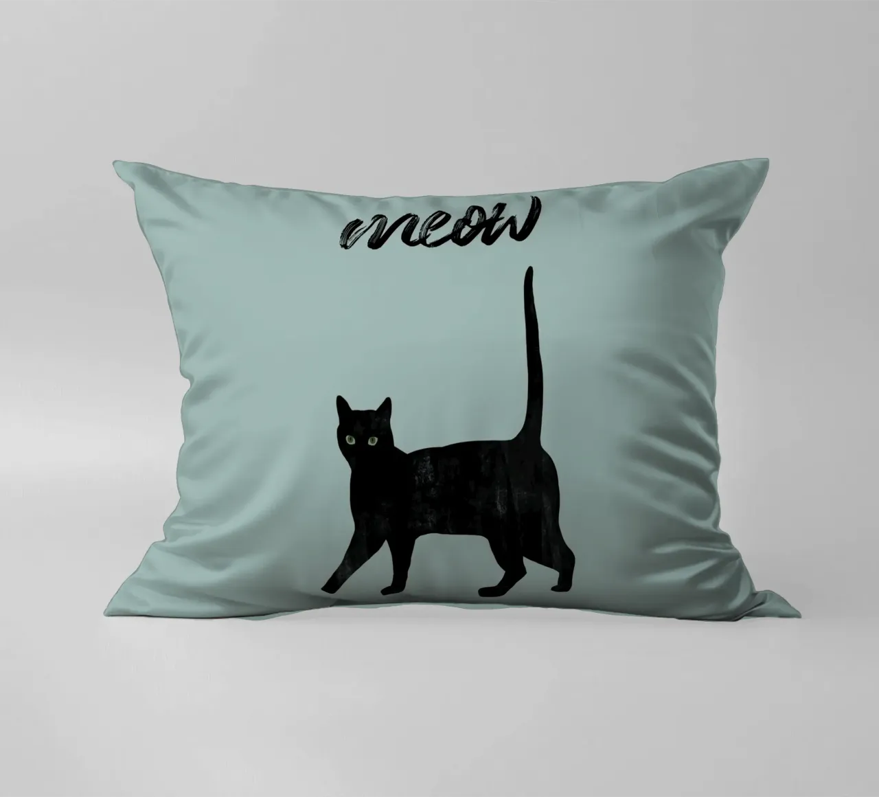 Citazione di un gatto - Meow cuscino da Orara Studio