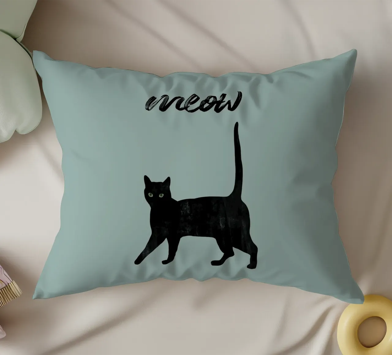 Citazione di un gatto - Meow cuscino da Orara Studio