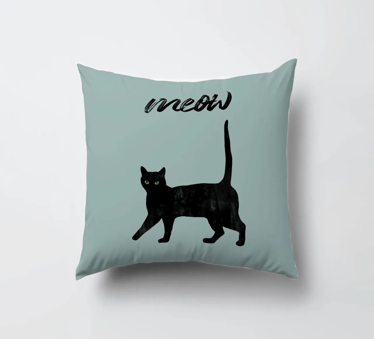 Citazione di un gatto - Meow cuscino da Orara Studio