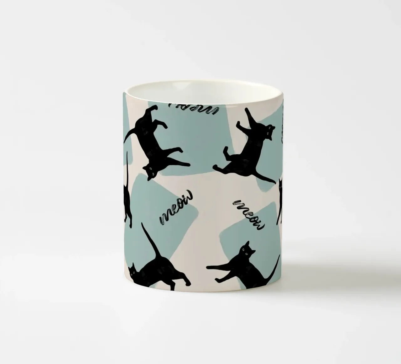 Citazione di un gatto - Meow tazza in ceramica da Orara Studio