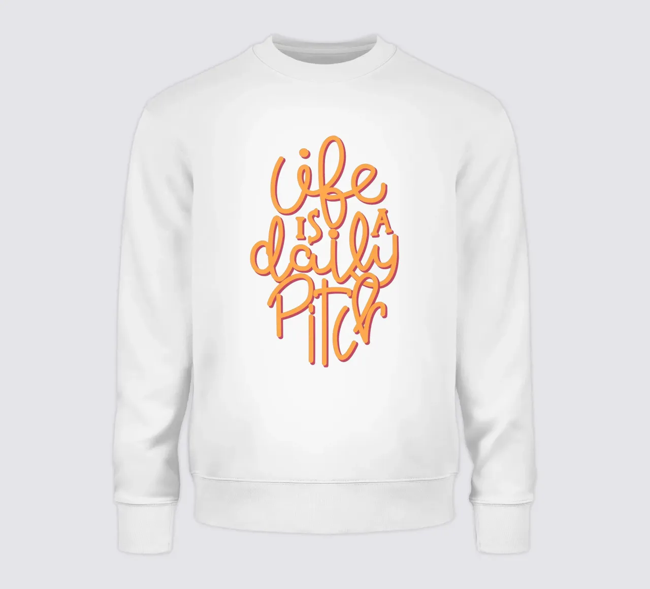 Life Is A Daily Pitch felpa da Studio Frances M