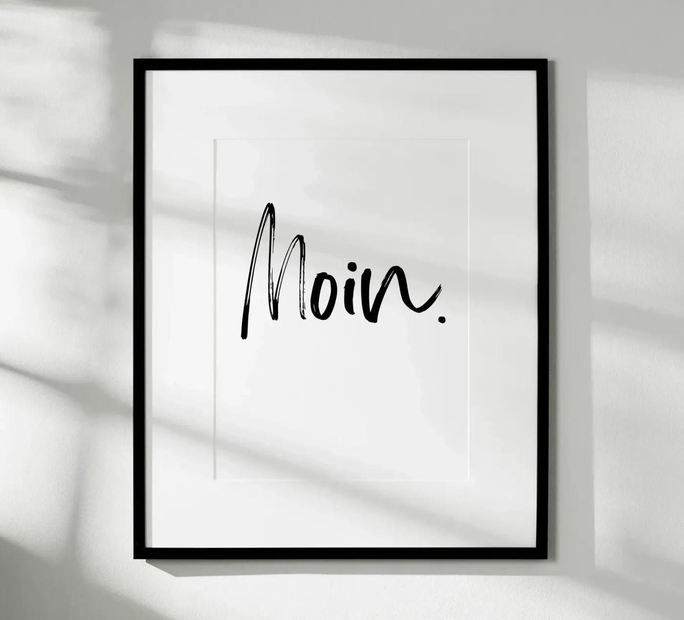 Moin. Poster von NoordalLiving
