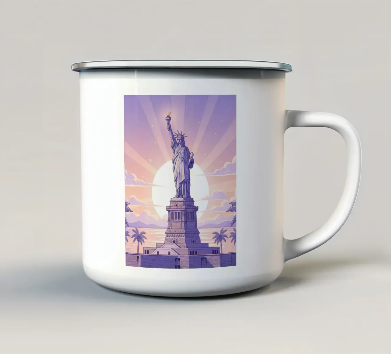 Statua della Libertà tazza in smalto da LUMINTU