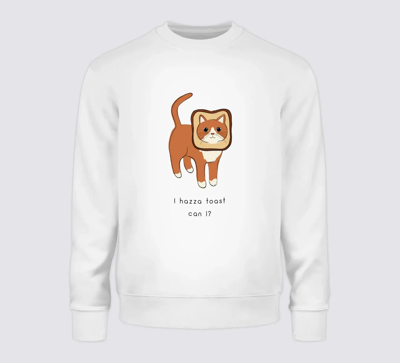 Citazione di un gatto - Toast felpa da Orara Studio