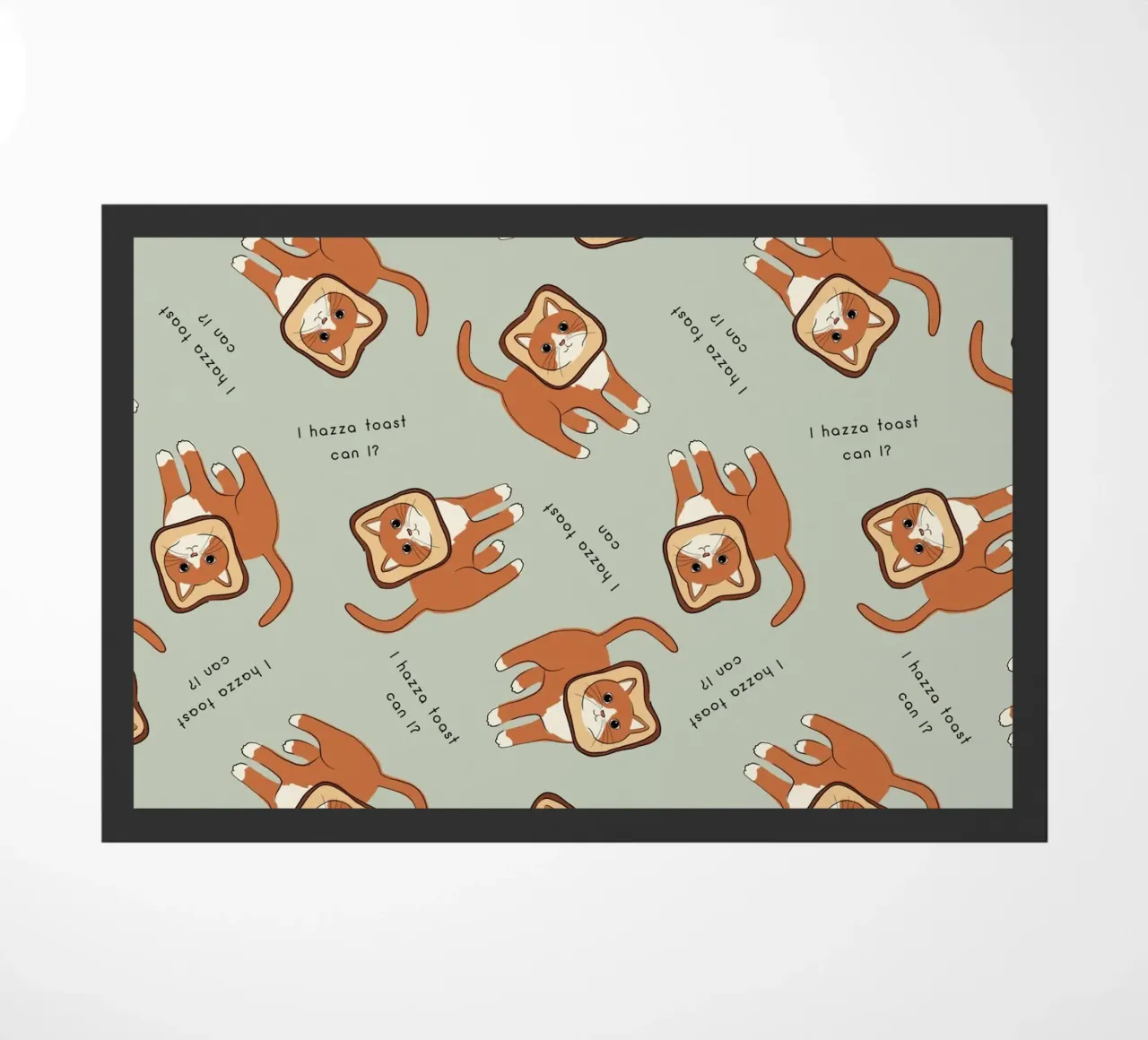 Citazione di un gatto - Toast zerbino da Orara Studio