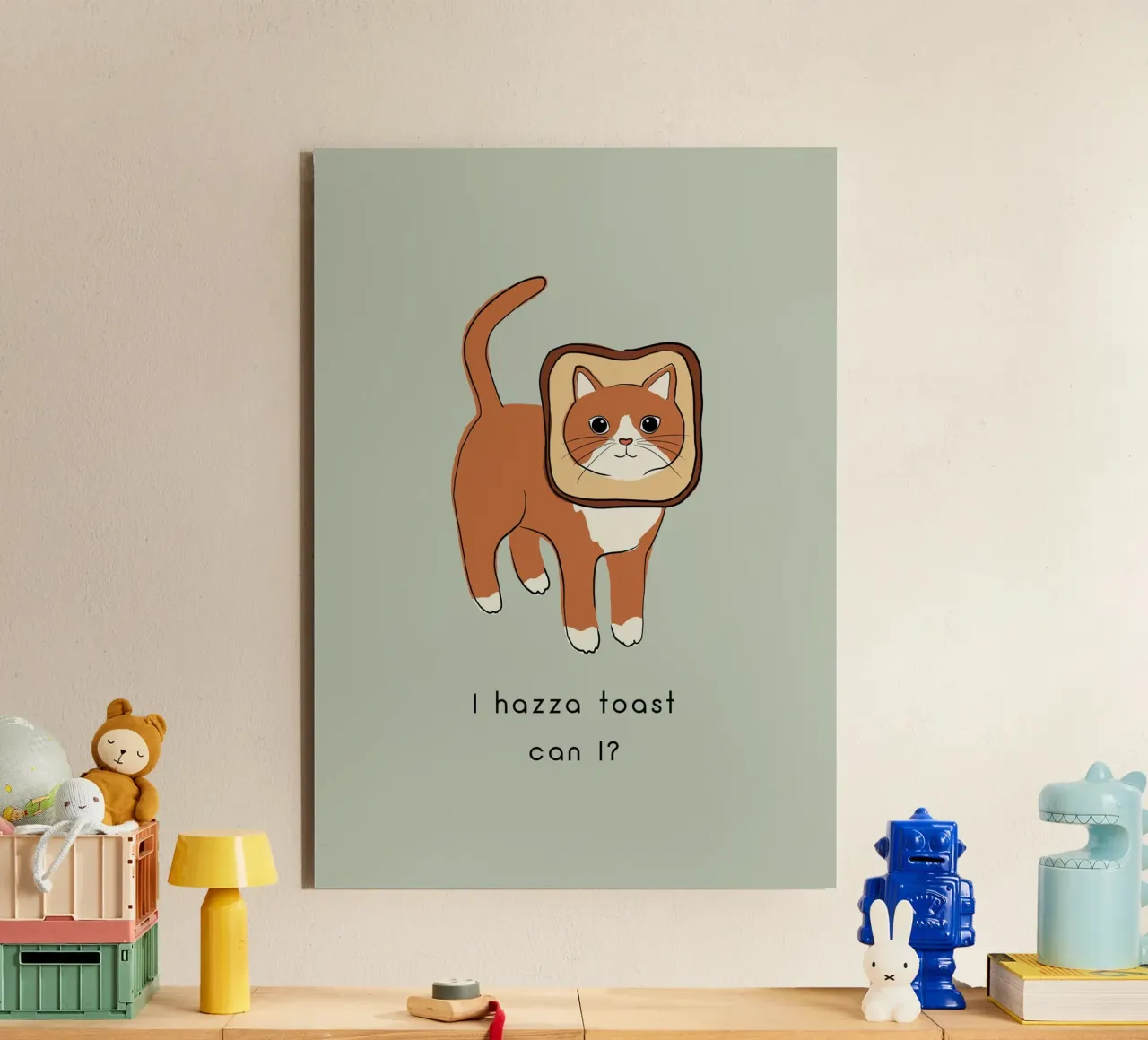 Citazione di un gatto - Toast pannello forex da Orara Studio