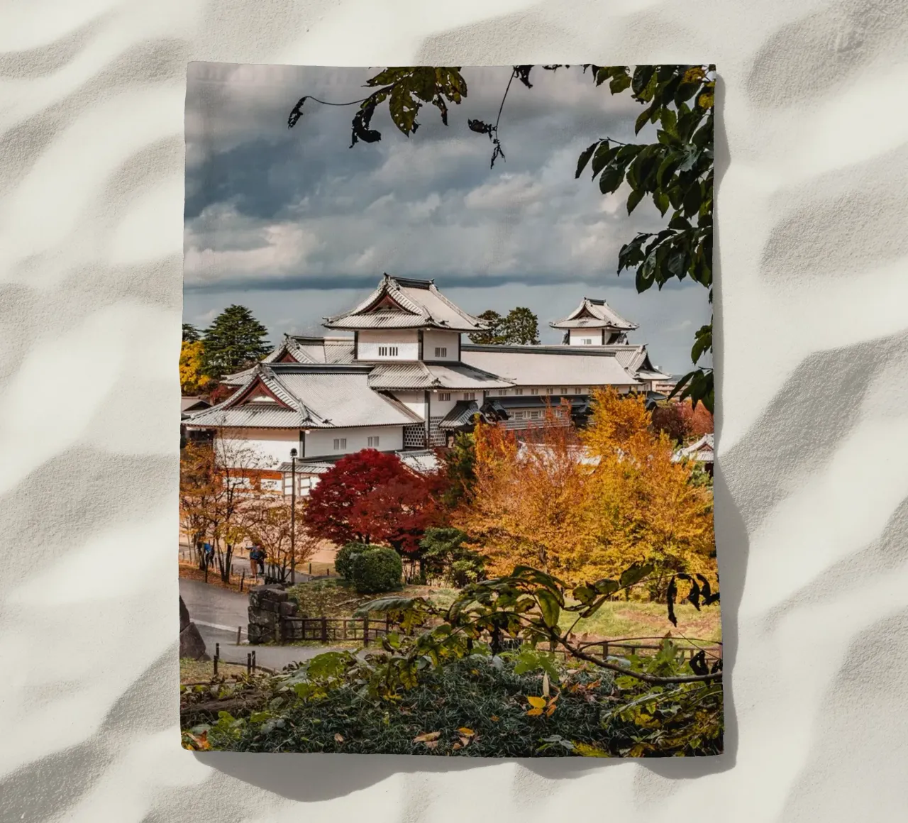Il castello di Kanazawa in Giappone telo mare da Marcel Bisig