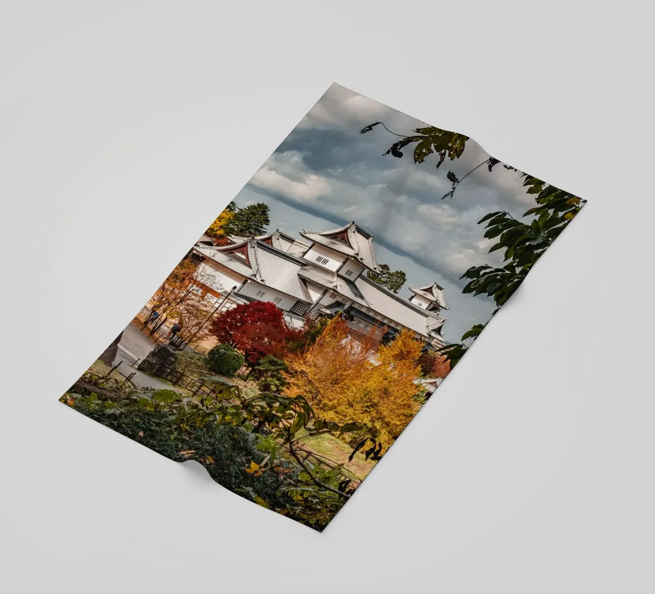 Il castello di Kanazawa in Giappone telo mare da Marcel Bisig
