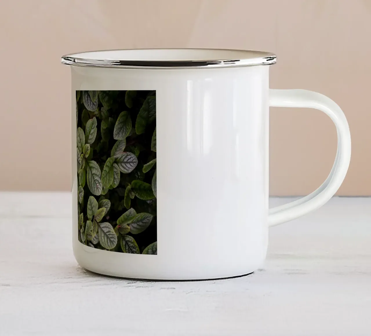 Leaf Symphony tazza in smalto da somewhere.soul.escape