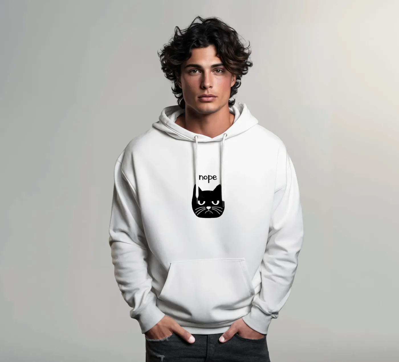 Grumpy Cat Hoodie von Orara Studio