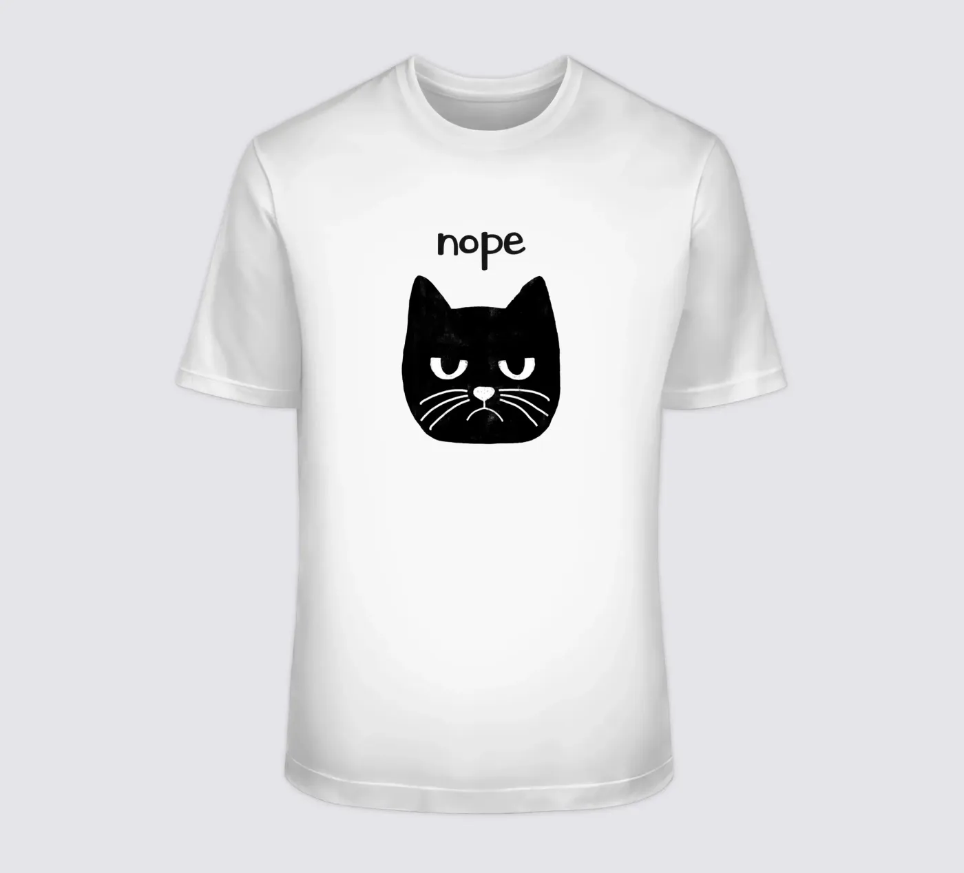 Gatto brontolone t-shirt da Orara Studio