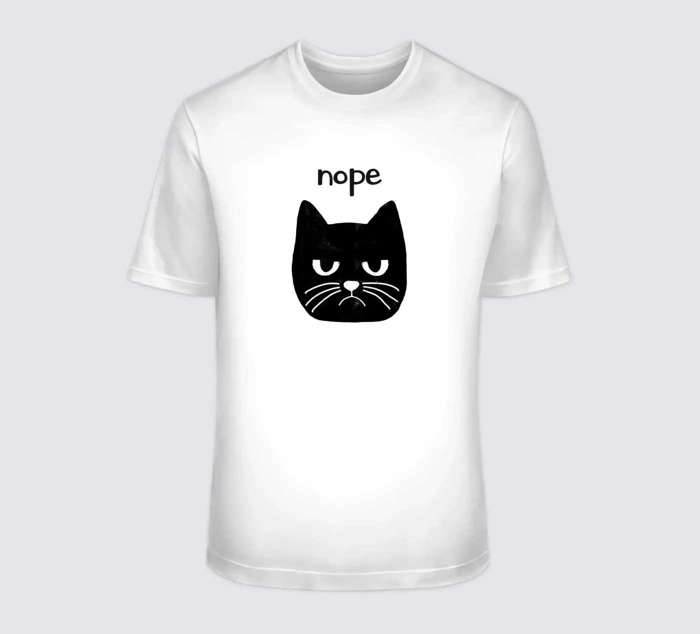 Gatto brontolone t-shirt da Orara Studio