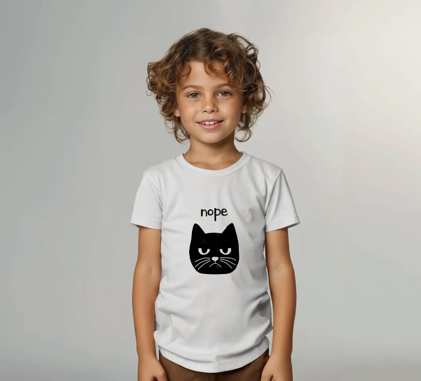 Grumpy Cat Kinder T-Shirt von Orara Studio