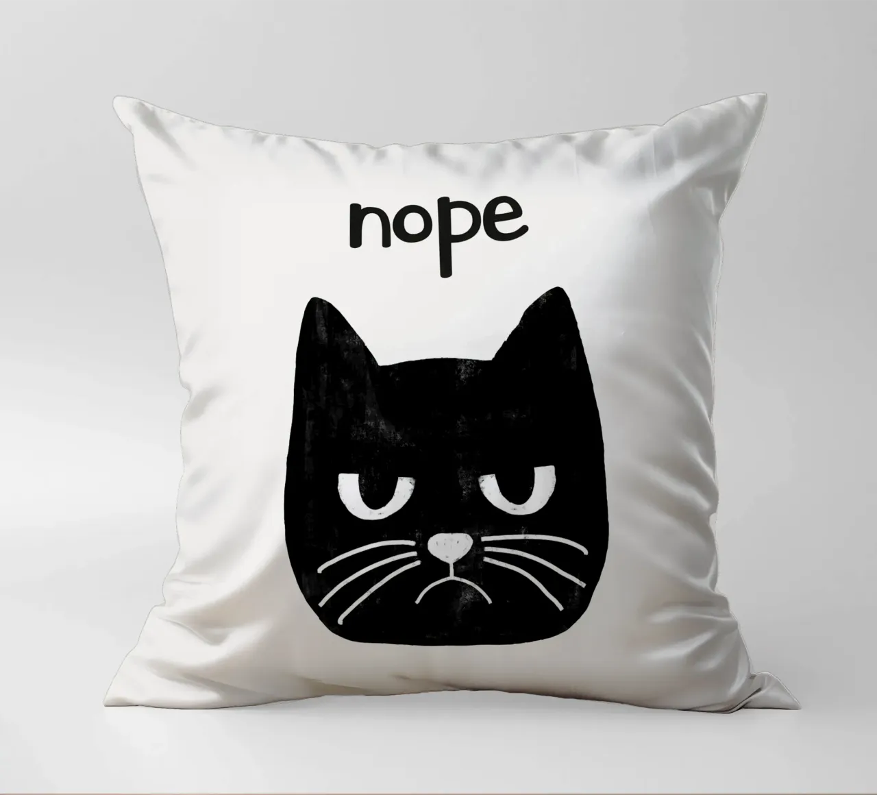 Grumpy Cat decorative cushion by Orara Studio