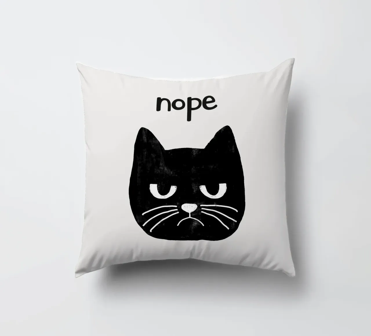 Grumpy Cat decorative cushion by Orara Studio