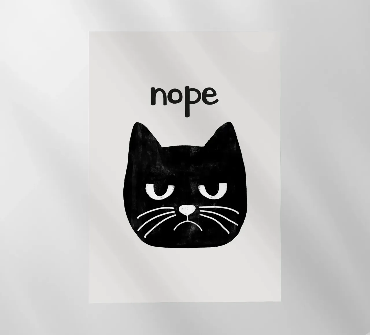 Grumpy Cat Backlit Folie von Orara Studio