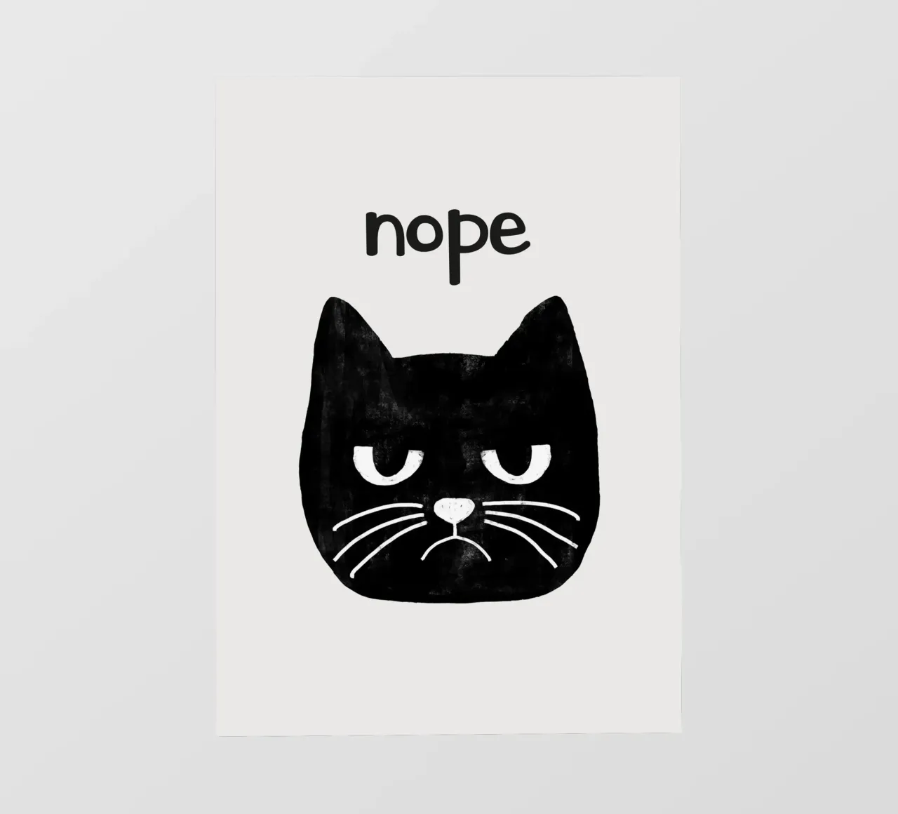 Grumpy Cat Backlit Folie von Orara Studio