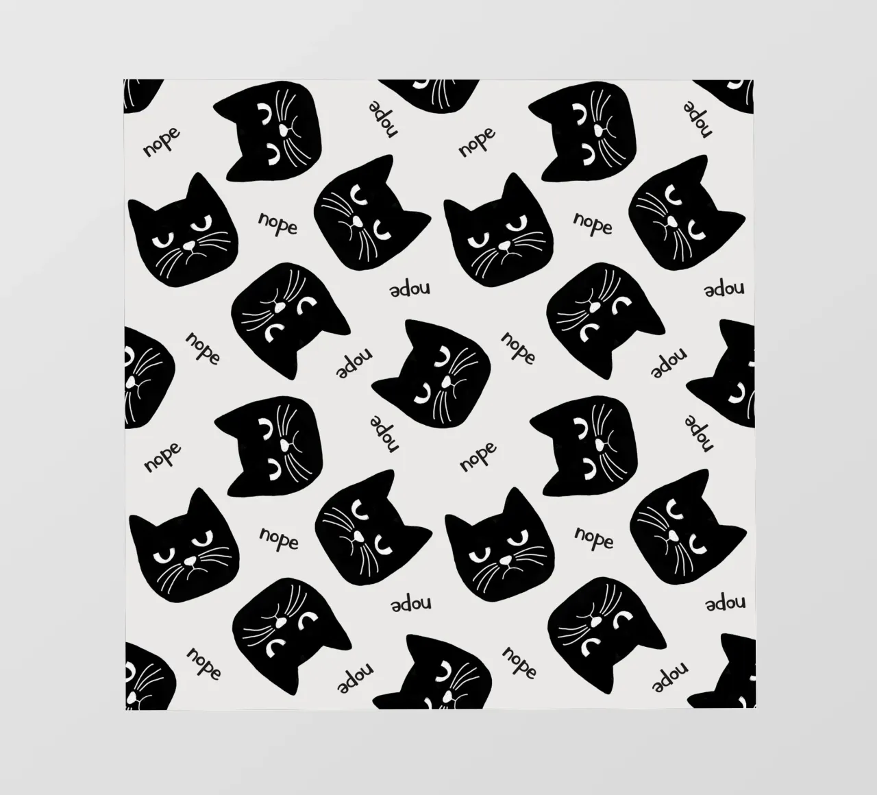 Knorrige kat fotobehang van Orara Studio