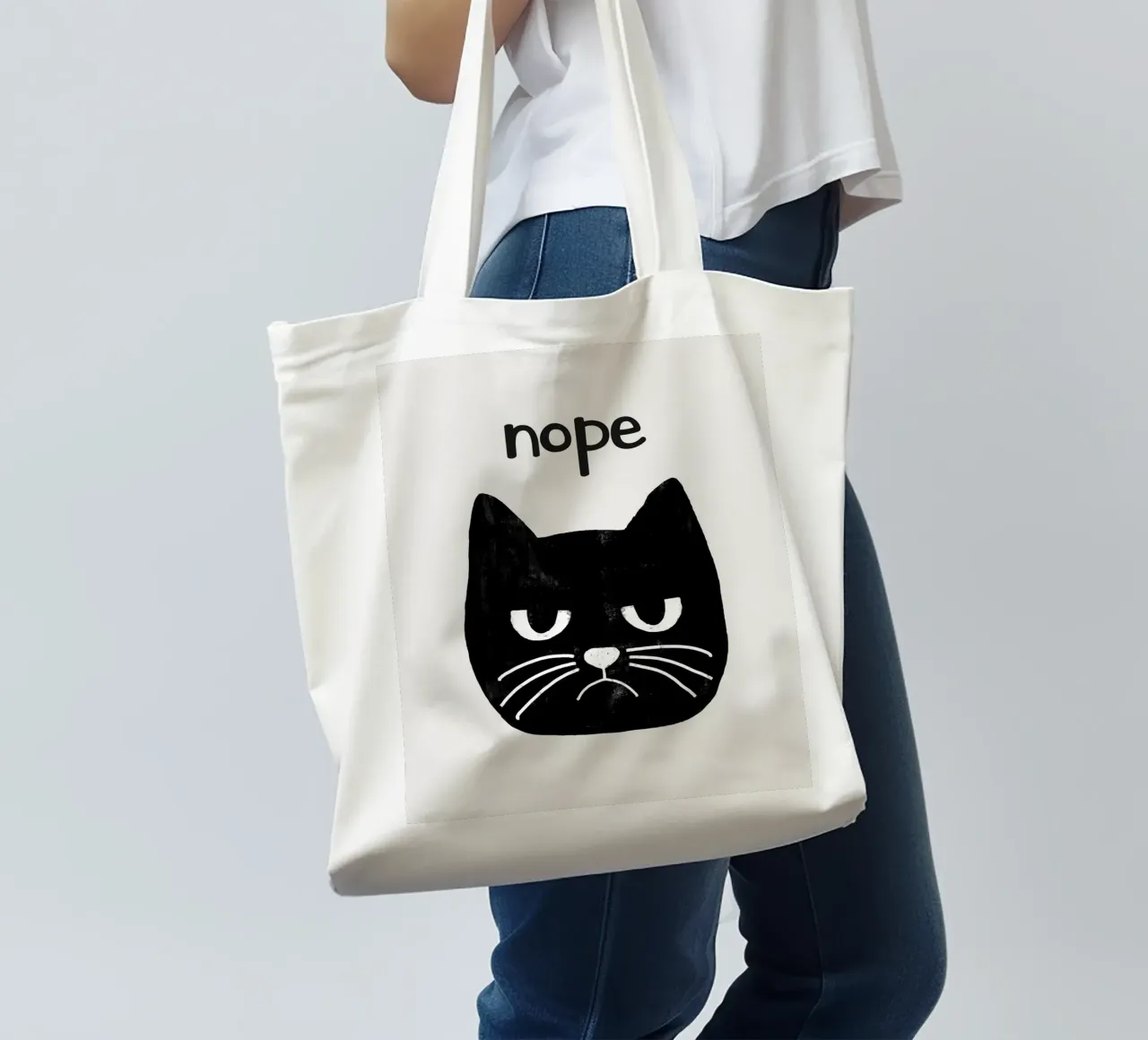 Grumpy Cat tote bag by Orara Studio