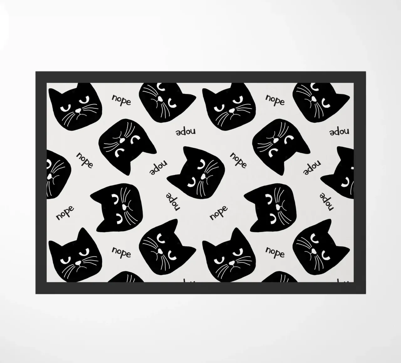 Grumpy Cat doormat by Orara Studio
