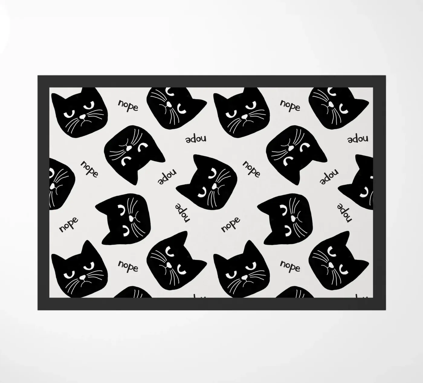 Grumpy Cat deurmat van Orara Studio