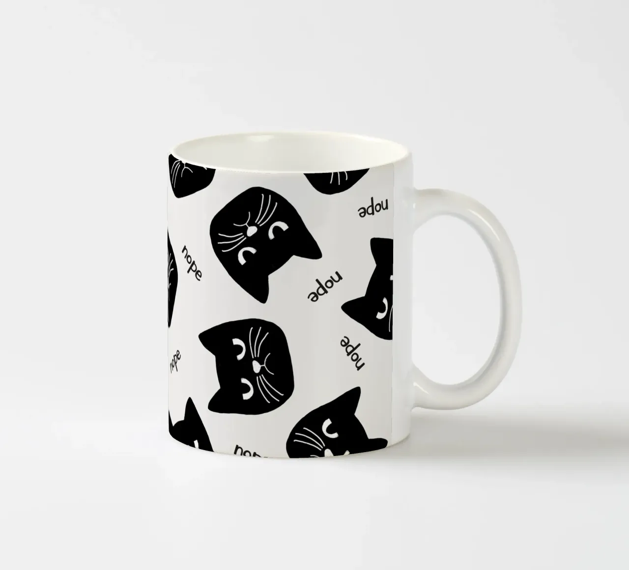 Grumpy Cat ceramic mug by Orara Studio