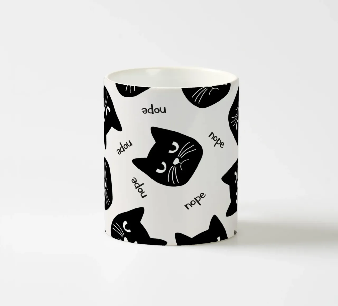 Grumpy Cat ceramic mug by Orara Studio