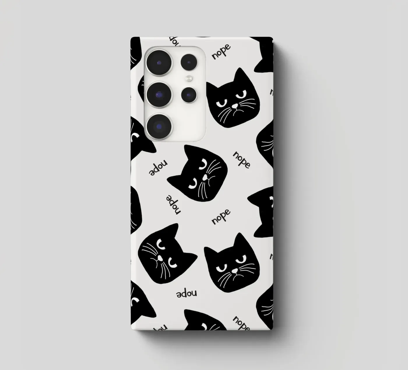 Chat grincheux coque samsung de Orara Studio