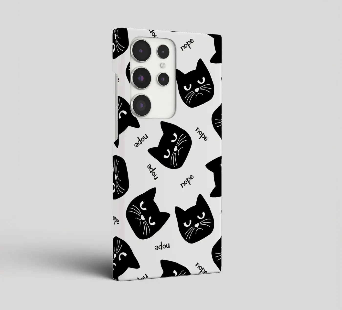 Chat grincheux coque samsung de Orara Studio