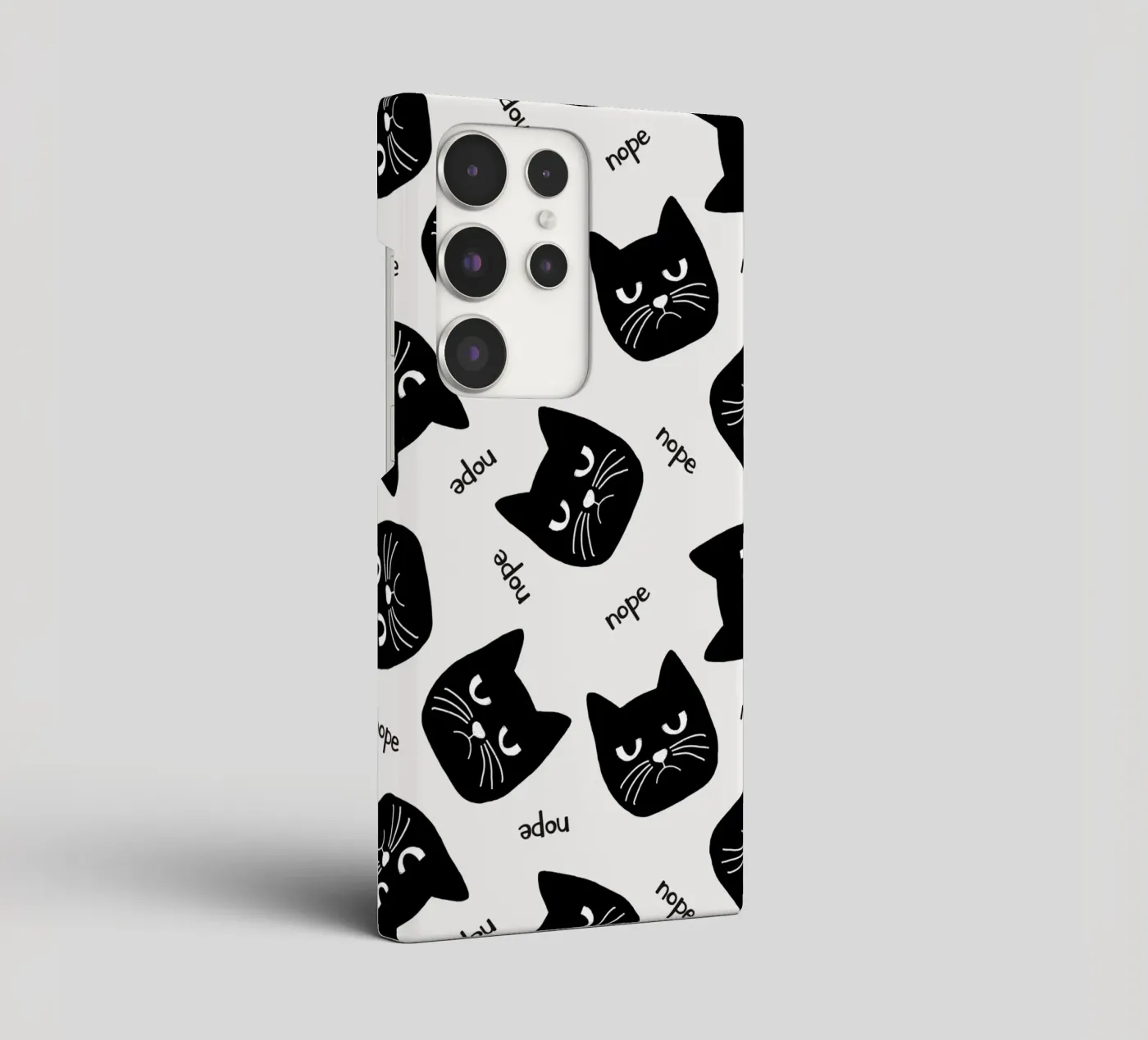 Chat grincheux coque samsung de Orara Studio