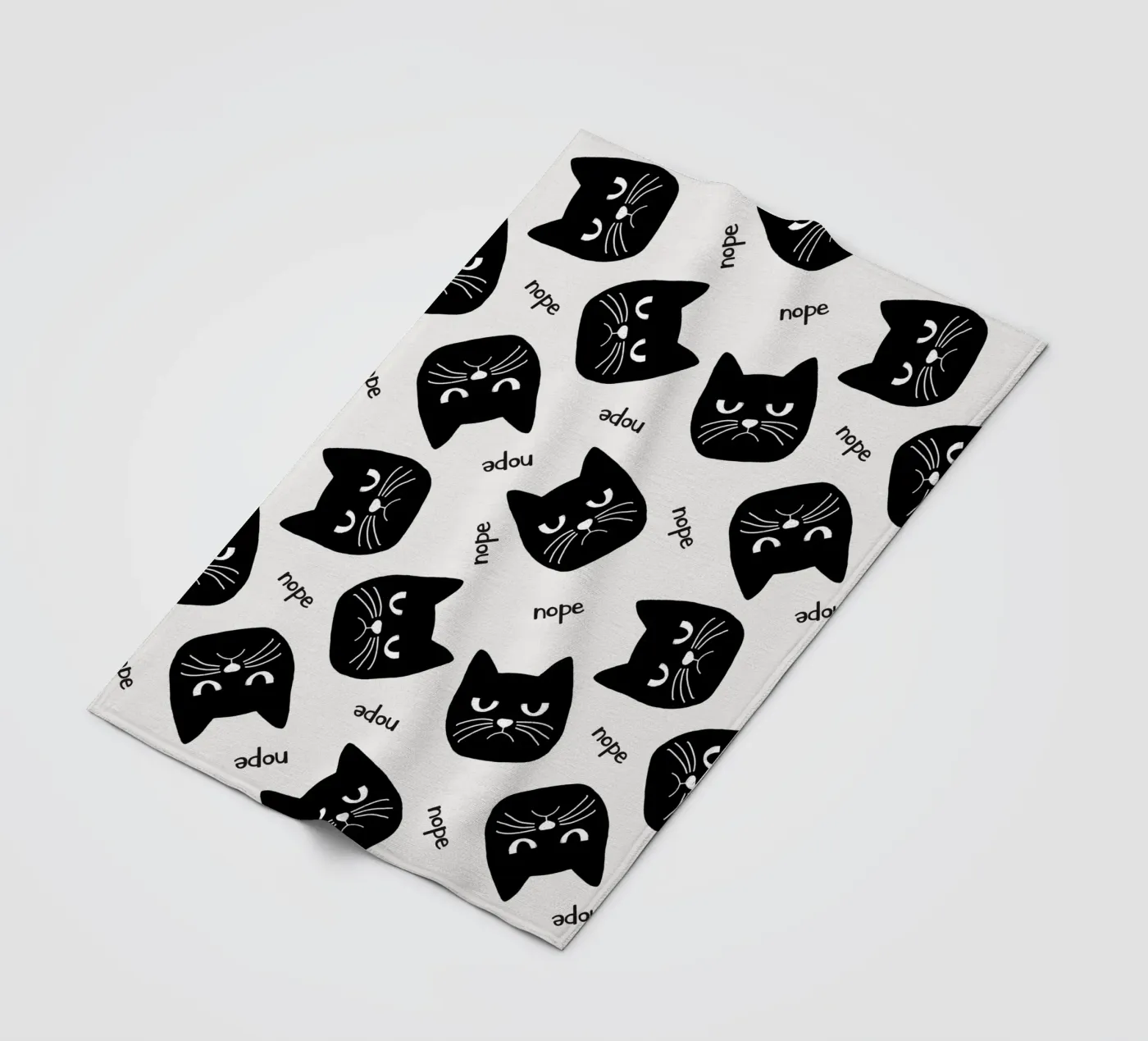 Grumpy Cat Fleecedecke von Orara Studio