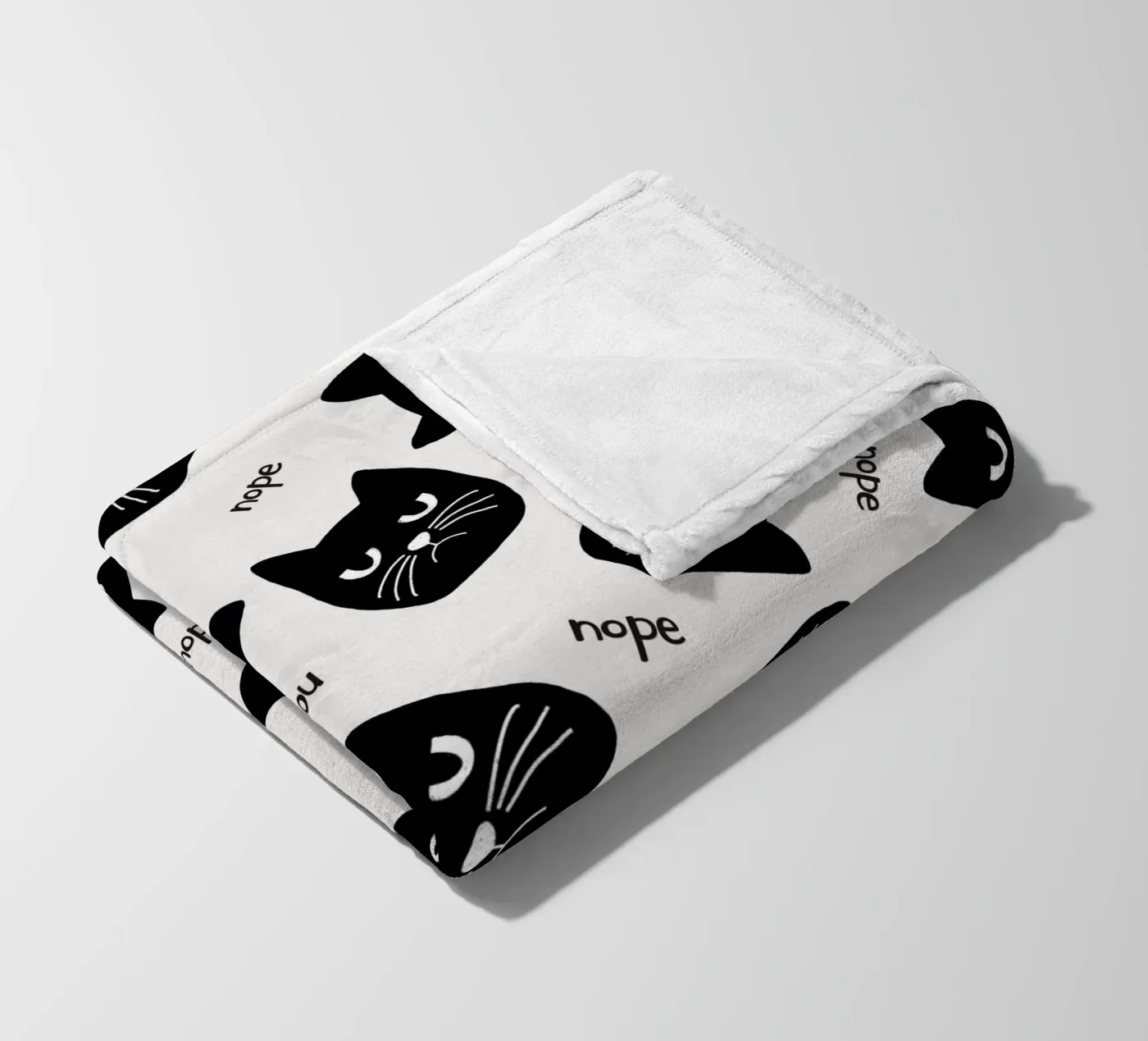 Grumpy Cat Fleecedecke von Orara Studio