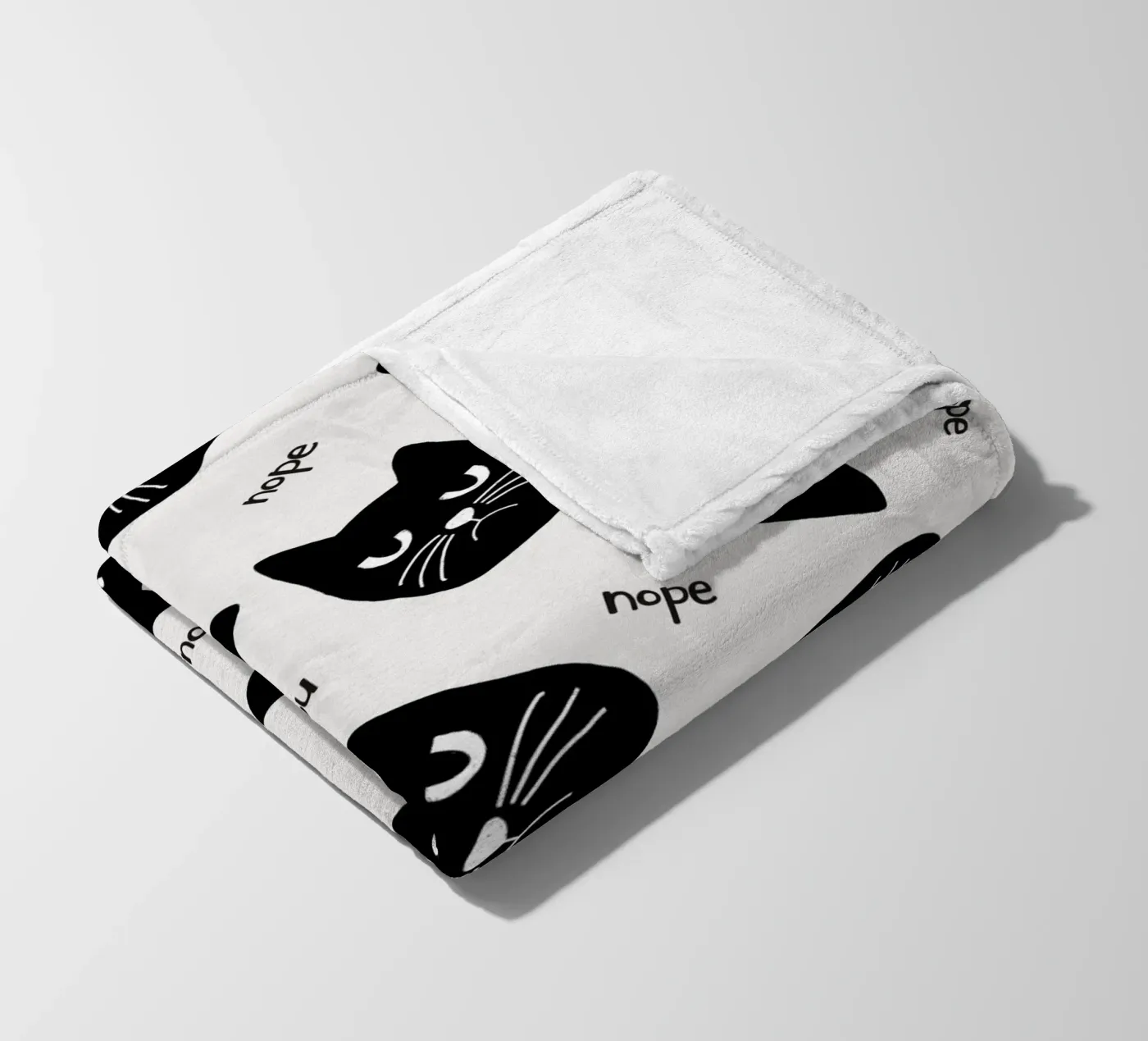 Grumpy Cat Fleecedecke von Orara Studio