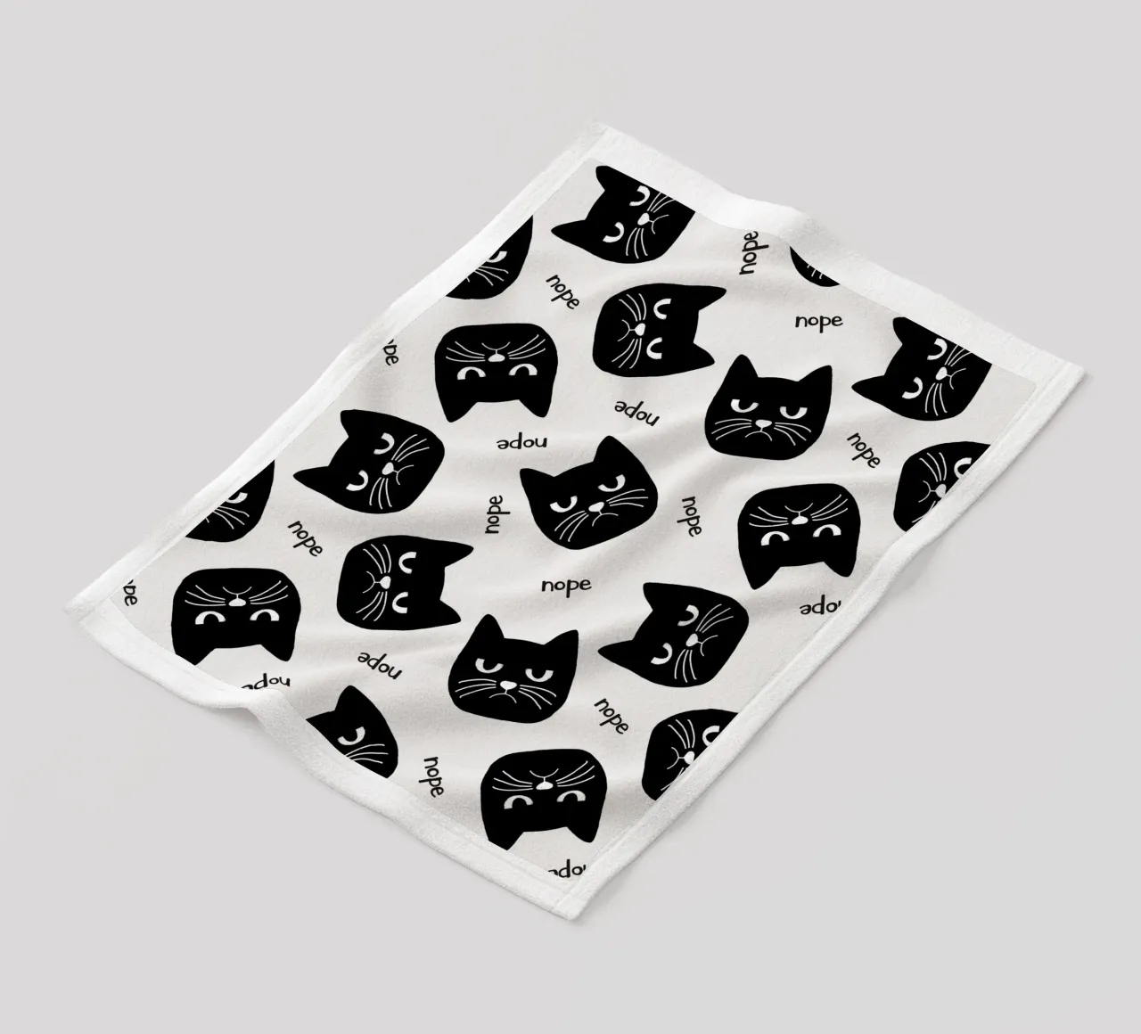 Grumpy Cat Fleecedecke von Orara Studio