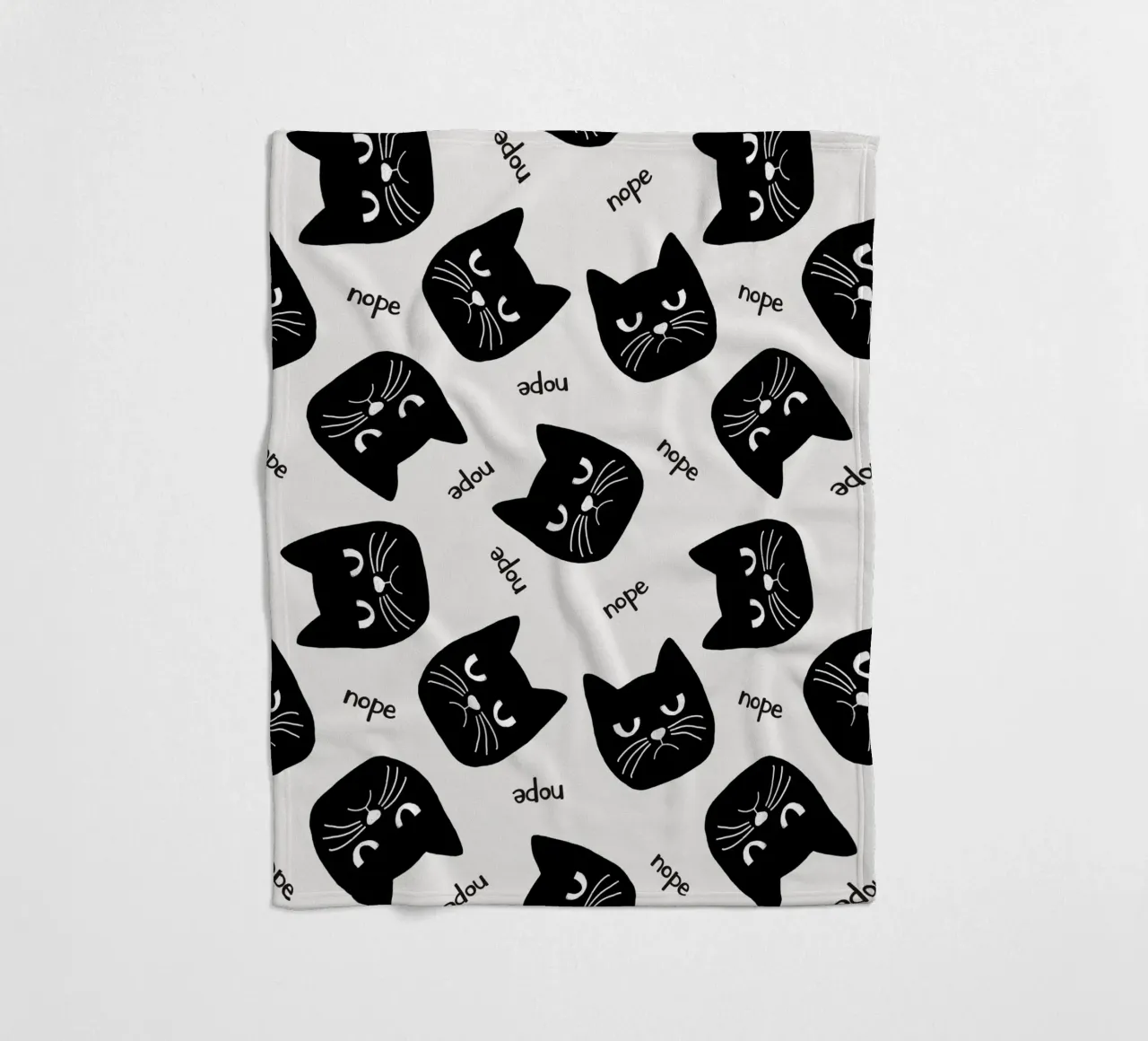 Grumpy Cat Fleecedecke von Orara Studio