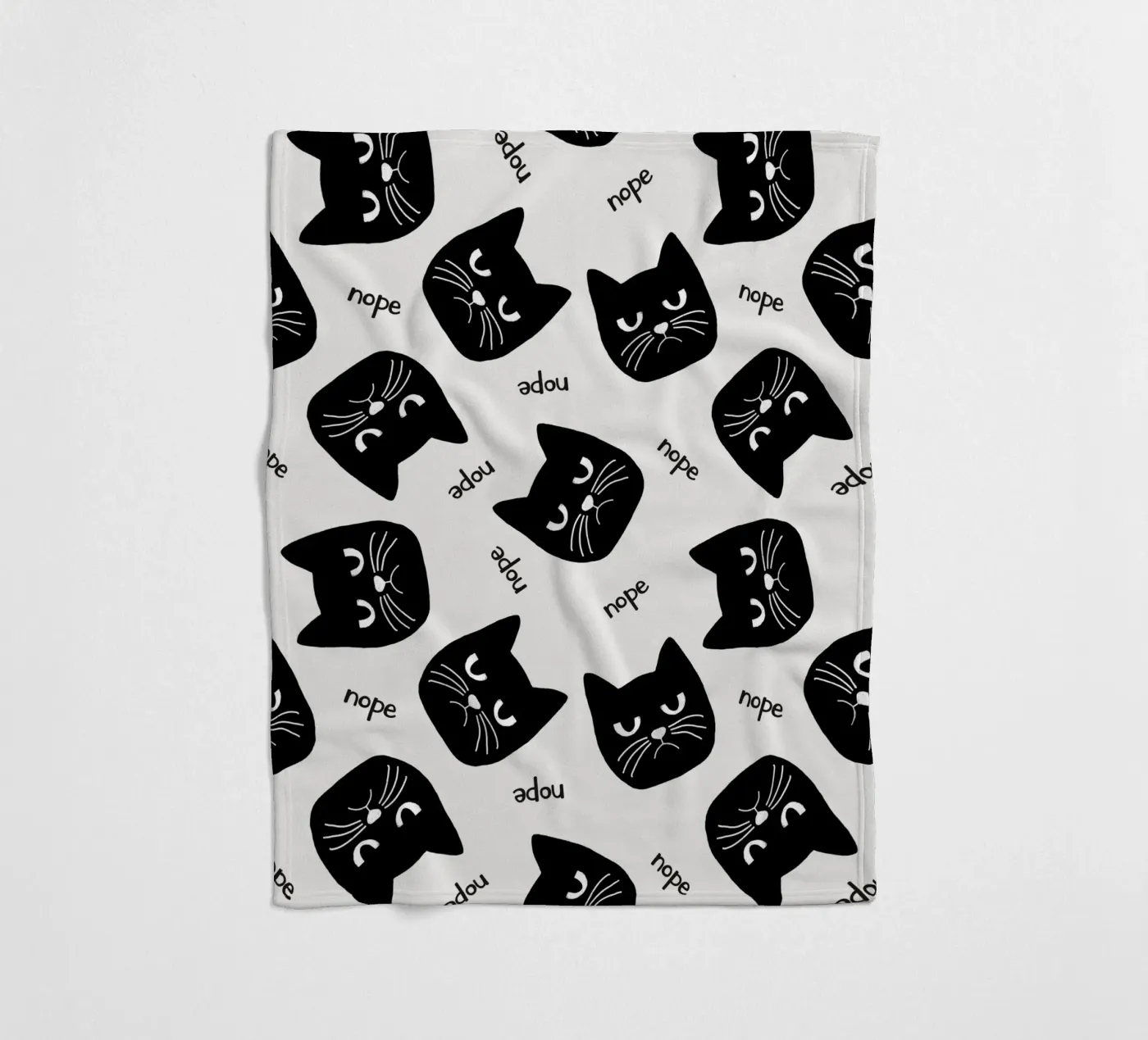 Grumpy Cat Fleecedecke von Orara Studio