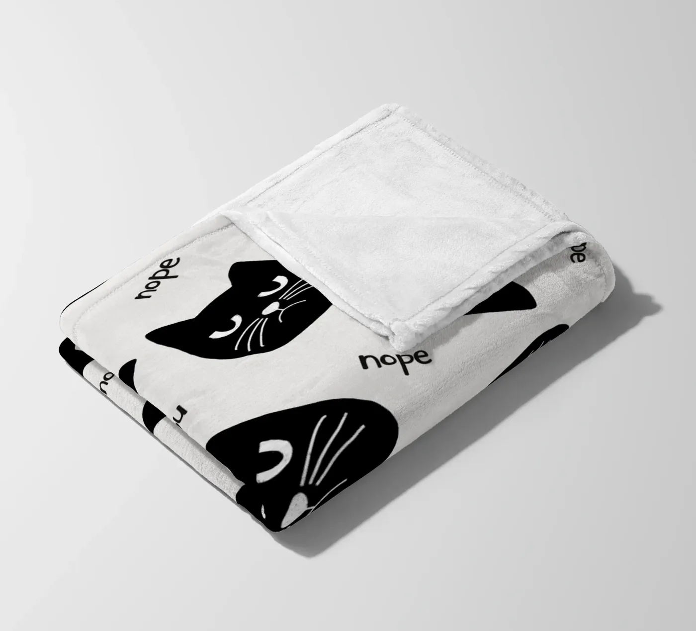 Grumpy Cat Fleecedecke von Orara Studio