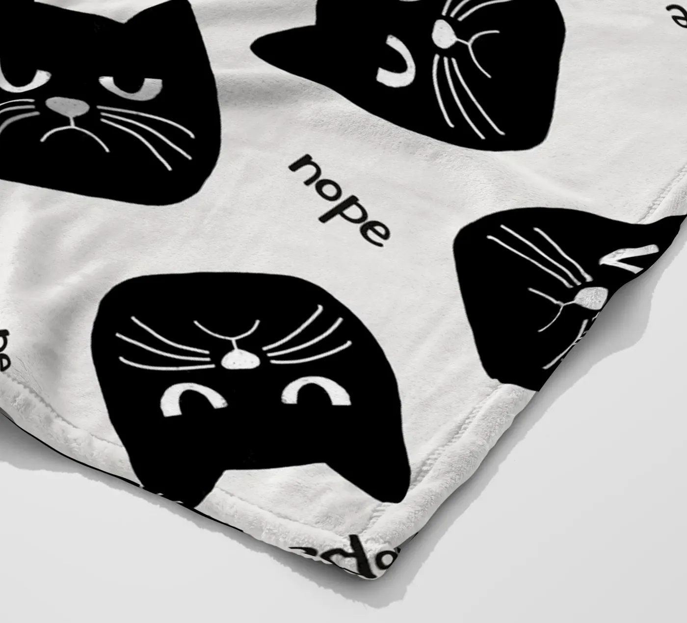 Grumpy Cat Fleecedecke von Orara Studio