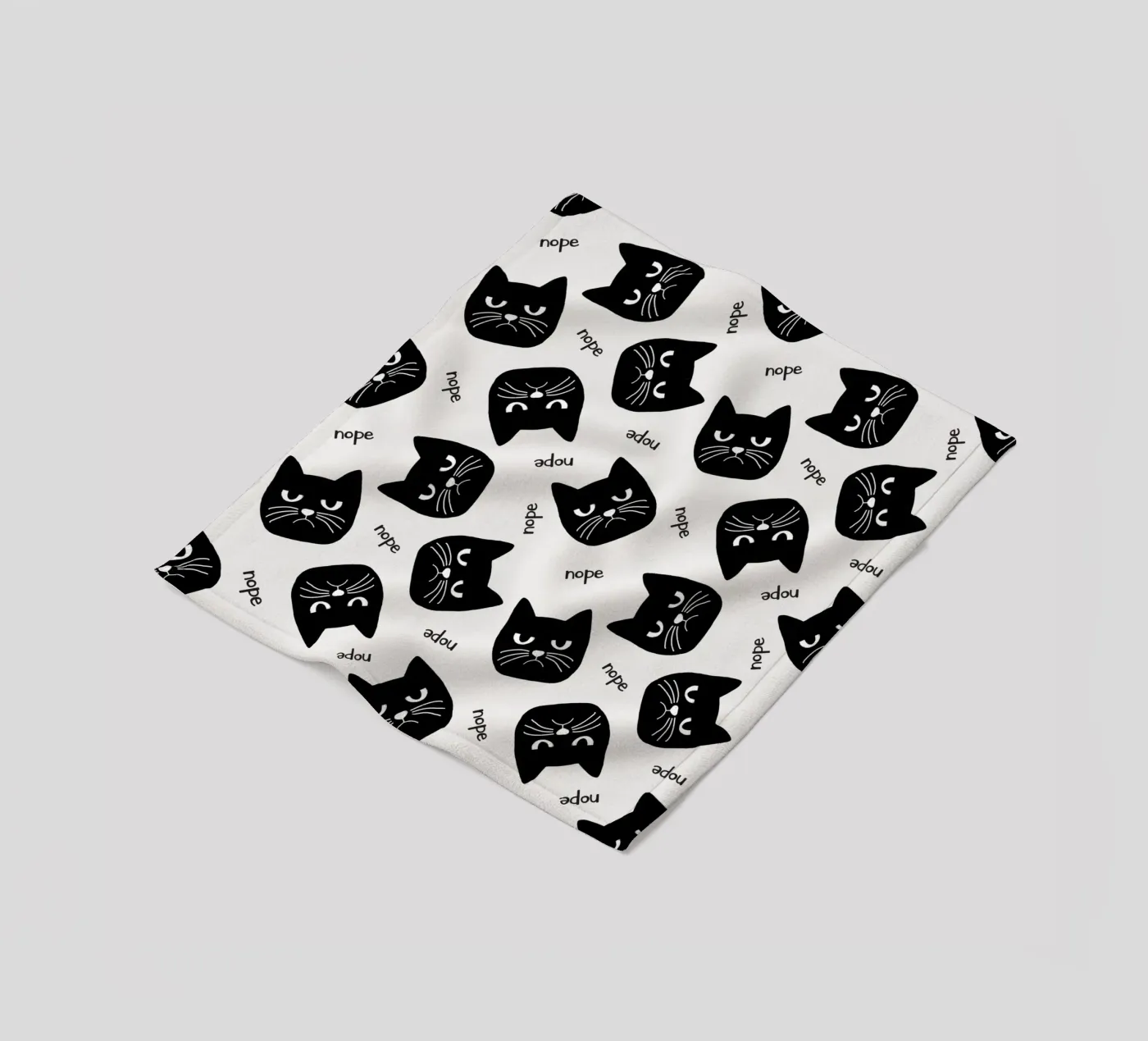 Grumpy Cat Fleecedecke von Orara Studio