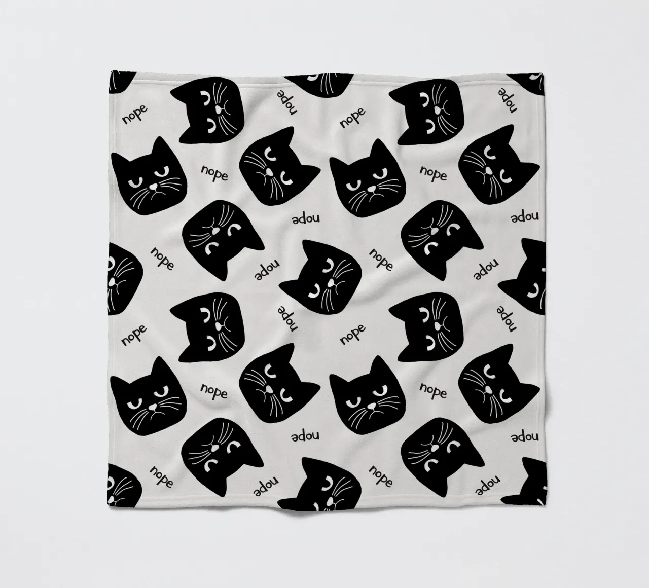 Grumpy Cat Fleecedecke von Orara Studio