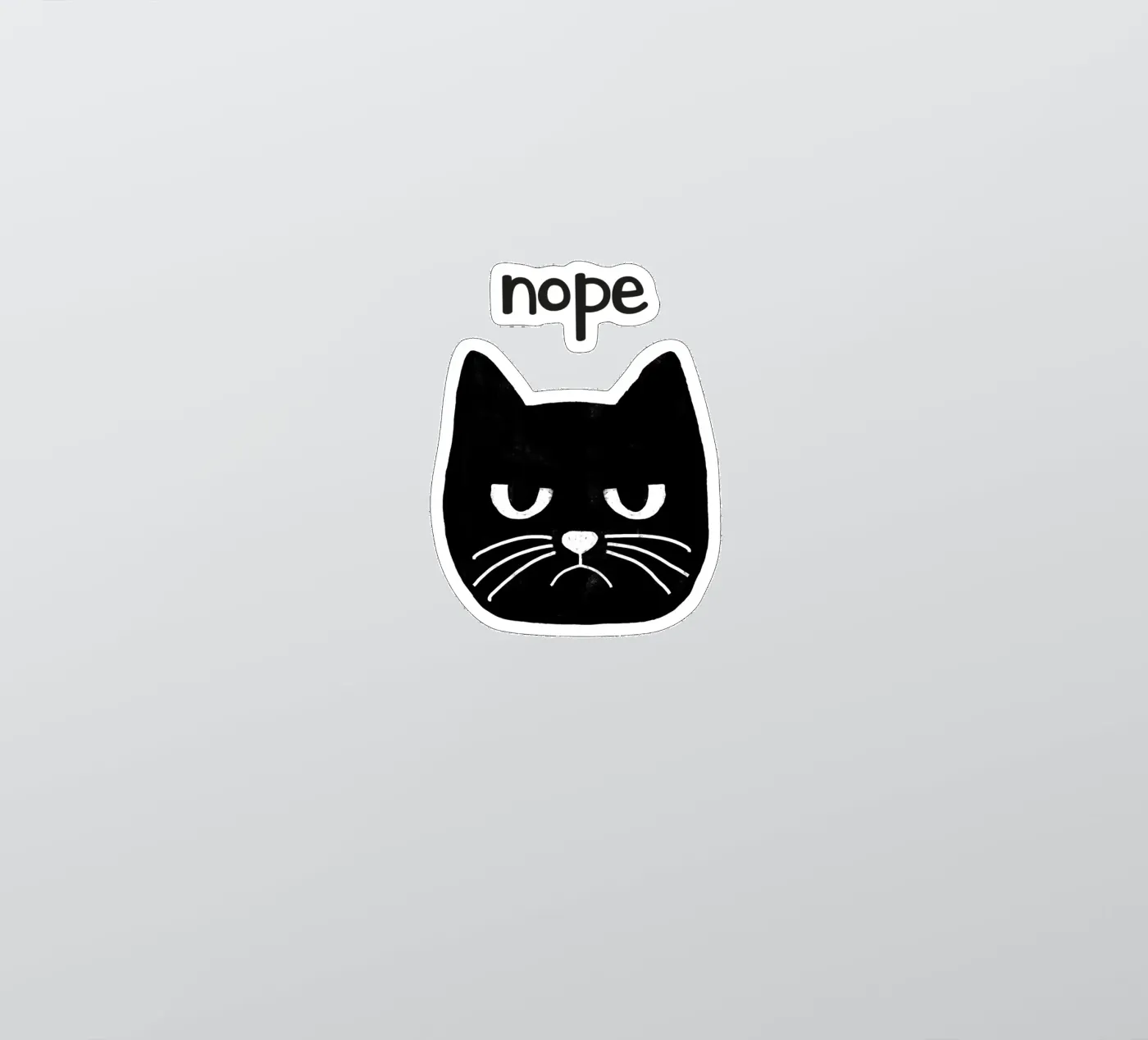 Grumpy Cat Sticker von Orara Studio