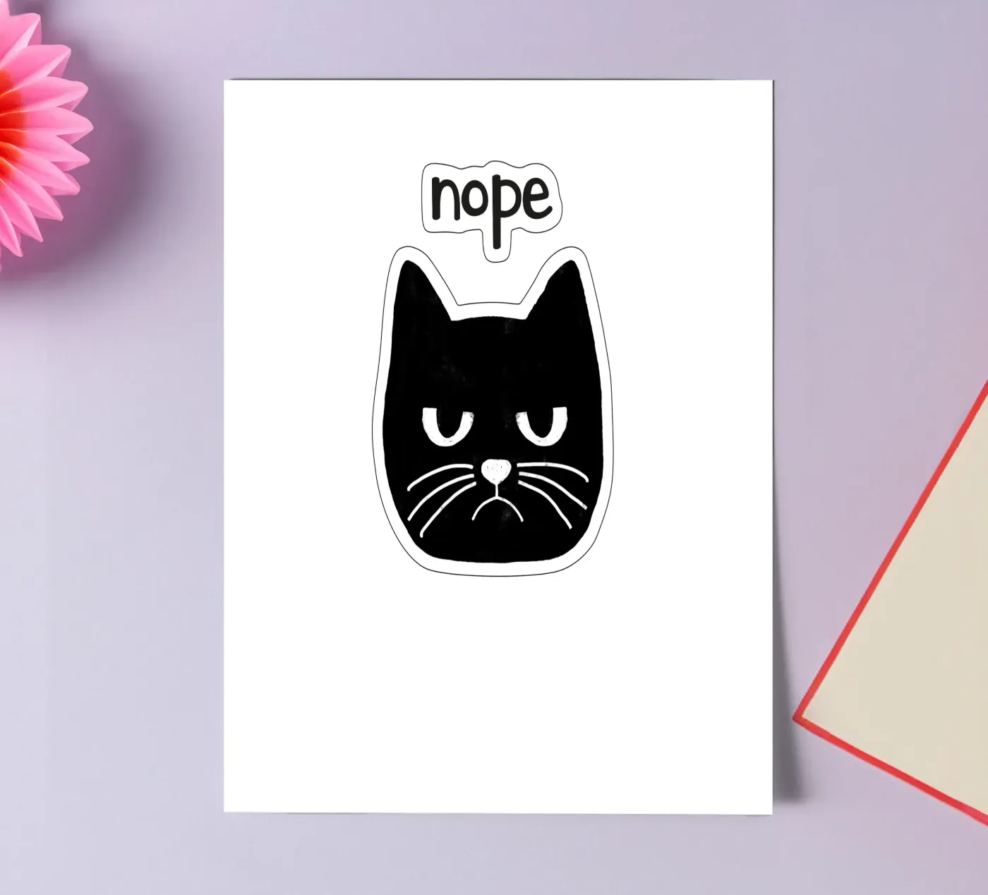Grumpy Cat stickervel van Orara Studio