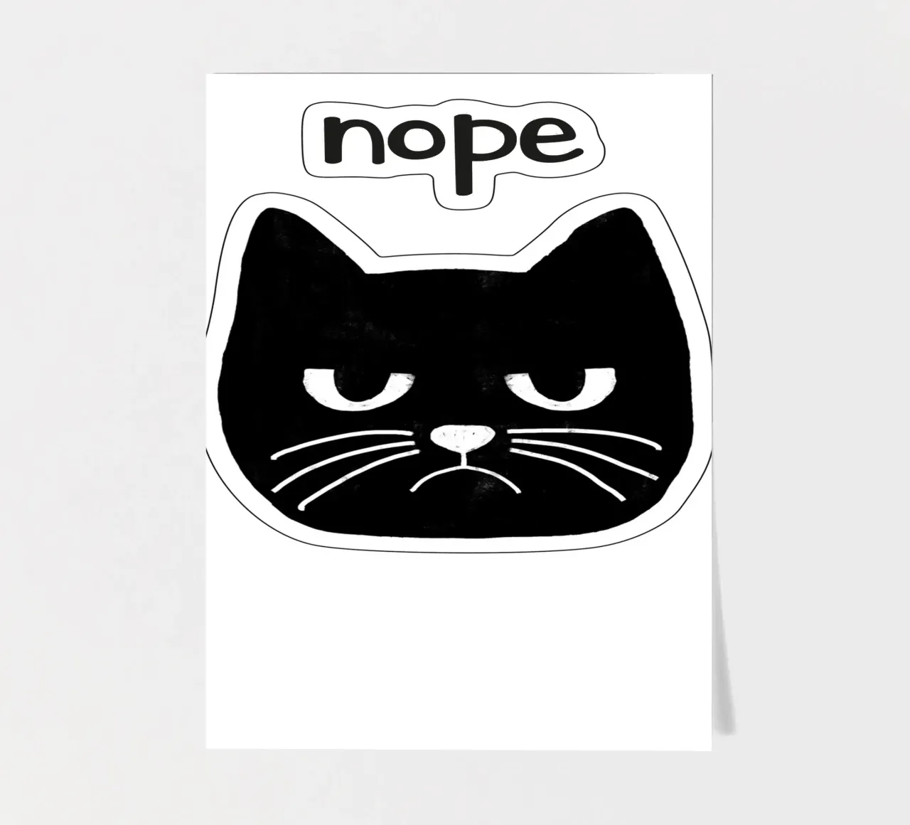 Grumpy Cat sticker sheet by Orara Studio