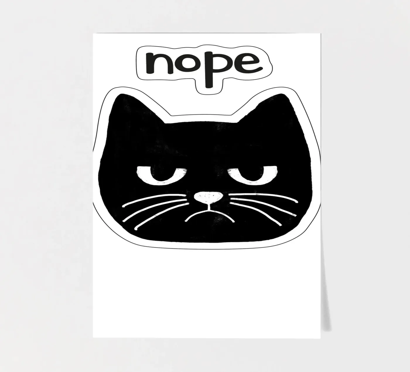 Grumpy Cat stickervel van Orara Studio