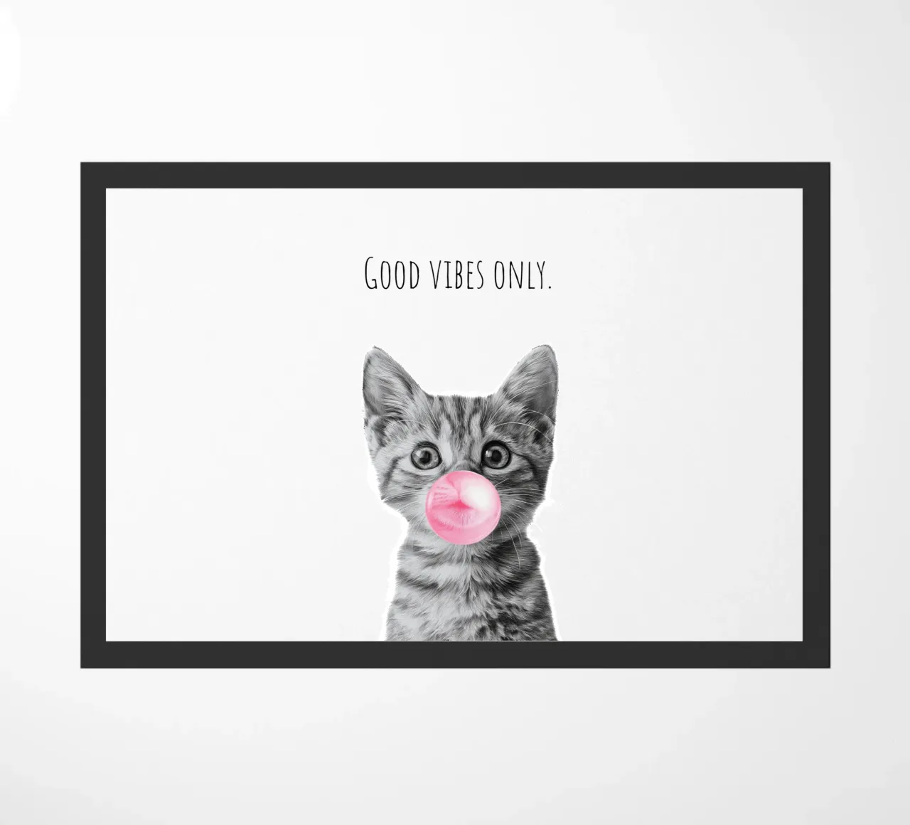 Cool cat - Good Vibes Only - rosa zerbino da Melanie Viola
